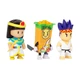 Набор фигурок Stumble Guys 3 шт Сенсей Файерфист Клеопатра Киллер - изображение 3