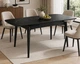 Стол DUBLIN CERAMIC 120(180)*80 черный мат/черный каркас - изображение 3