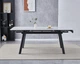 Стол OSLO CERAMIC 120(180)*80 белый глянец/черный каркас - изображение 2