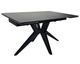 Стол VINCENT CERAMIC 140(200)*90 графит мат/черный - изображение 1