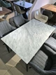 Стол NORMAN CERAMIC 140*90 Muie White глянец/черный каркас - изображение 4
