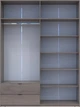 Шкаф для одежды Doros Лукас 180х50х240 см Канноло (44900367) - изображение 4