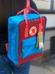 Рюкзак Fjallraven Kanken Cream Blue-Dark Red синій - зображення 5