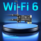 Беспроводная сетевая карта COMFAST CF-AX90 PCIe, Wi-Fi 6, Bluetooth 5.4, двухдиапазонный WiFi6 5G AX900, внутренний передатчик и приемник для настольного компьютера, высокоскоростная. - изображение 4