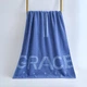 Рушник банний Grace антибактеріальний бавовняний, 405г, синій - зображення 8
