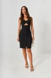 Сарафан міді з декоративним вирізом Wear me XS Чорний (16_24_62-1_9565) - изображение 1