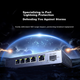 Комутатор UGREEN Light Management 2.5G з 5 портами 2.5G та оптичним портом 10G, інтелектуальне веб-керування мережею, мережевий сплітер та розподільник, підтримка VLAN, Cat Rod, оптичний IPTV-модем, NAS 15811 - зображення 5