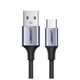Кабель Ugreen US288 USB-USB-C, 1м, Black (60126) - зображення 2
