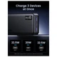 УМБ Ugreen 20000mAh 22,5W PD 2хUSB-A+2xUSB-C Black - изображение 3