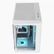 Корпус AOC CG453 белый ATX с изогнутым стеклом для настольного игрового ПК, изогнутая передняя панель, отсеки слева и справа, поддержка водяного охлаждения 360 мм, 10 мест для вентиляторов. - изображение 7