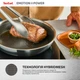 Сковорода WOK з кришкою Tefal Emotion+ Power 28 см (E3411655) - зображення 4
