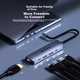 Док-станция расширения WOPU Type-C — HDMI, док-станция расширения 4K60Hz, многопортовый USB-конвертер, адаптер-разветвитель для Apple MacBook, ноутбуков Huawei, смартфонов, планшетов iPad. - изображение 7