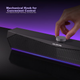 Компьютерные колонки COLORFIRE Rainbow для настольного игрового компьютера, проводные, с RGB-подсветкой, 3,5 мм сабвуфер CF100, черные. - изображение 7