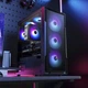 Корпус для настольного компьютера Segotep Wide Axe 6 Pro Black (лоток для материнской платы ATX / боковая панель из стекла / решетка охлаждения из железной сетки / корпус для игрового ПК для дома и офиса) - изображение 4
