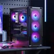 Корпус для настольного компьютера Segotep Wide Axe 6 Pro Black (лоток для материнской платы ATX / боковая панель из стекла / решетка охлаждения из железной сетки / корпус для игрового ПК для дома и офиса) - изображение 6