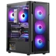 Корпус для настольного компьютера Segotep Wide Axe 6 Pro Black (лоток для материнской платы ATX / боковая панель из стекла / решетка охлаждения из железной сетки / корпус для игрового ПК для дома и офиса) - изображение 9
