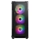 Корпус для настольного компьютера Segotep Wide Axe 6 Pro Black (лоток для материнской платы ATX / боковая панель из стекла / решетка охлаждения из железной сетки / корпус для игрового ПК для дома и офиса) - изображение 10
