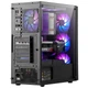 Корпус для настольного компьютера Segotep Wide Axe 6 Pro Black (лоток для материнской платы ATX / боковая панель из стекла / решетка охлаждения из железной сетки / корпус для игрового ПК для дома и офиса) - изображение 12