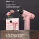 Ручная дрель GREENER Pink Diamond 7.2v для женщин, домашняя дрель-пистолет на литиевой батарее, роторное сверление отверстий 7.2v - изображение 9
