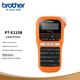 Принтер этикеток Brother PT-E115B с ленточным картриджем TZe 3,5-12 мм для энергетической и телекоммуникационной отраслей, портативный ручной принтер для маркировки кабелей, сетевой проводки и наклеек. - изображение 4