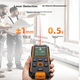 Детектор стін Jingmingshu NF-513S Kit, детектор металевої арматури та дроту, тривхідний з функцією лазерного дальноміра - изображение 9