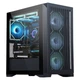 Корпус для настільного комп'ютера SAMA Pingtouge M9 Black M-ATX, скляна бічна панель / переднє сітчасте охолодження / підтримка водяного охолодження 360 мм / стандартний порт Type-C / тристоронній пилозахист - изображение 4