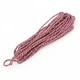 Шнур Paracord для плетіння 2мм 5м смугастий червоний (79624381) - изображение 1
