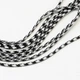 Шнур Paracord для плетіння 2мм 5м смугастий чорно-білий (79624378) - изображение 2