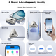 USB-флеш-накопичувач EAGET для розширення телефону, 256 ГБ, USB 3.0, I90 Silver, сумісний з телефонами Apple, Type-C, подвійне використання для телефону та комп'ютера, пристрій резервного копіювання - изображение 4