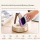 Bluetooth-колонка Kuangxiang, многофункциональная беспроводная зарядная подставка, часы, ночник настроения, подходит для телефонов и наушников, подарок на день рождения для лучших друзей, подарок для мужчин и женщин - изображение 3