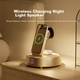 Bluetooth-колонка Kuangxiang, многофункциональная беспроводная зарядная подставка, часы, ночник настроения, подходит для телефонов и наушников, подарок на день рождения для лучших друзей, подарок для мужчин и женщин - изображение 4
