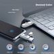 USB-накопичувач EAGET 64 ГБ типу C USB 3.0 із зашифрованим відбитком пальця, USB-накопичувач FU68 із двома інтерфейсами, сумісний із комп'ютером, захист конфіденційності, високошвидкісний офісний флеш-накопичувач - изображение 5