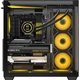 Корпус для ігрового комп'ютера AOC Starry Sea CG409B чорного кольору, панорамний огляд з трьох боків скла, швидкознімний дизайн, підтримка материнських плат ATX, водяне охолодження 360 мм, купольна світлова стрічка - изображение 2