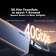 Корпус для жорсткого диска UGREEN 40 Гбіт/с, сумісний з Thunderbolt 5/4/3/USB4, портативний корпус для жорсткого диска M.2 NVMe, підходить для ноутбуків Apple Macmini для підключення твердотільного накопичувача SSD D703 - зображення 4
