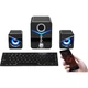 Компьютерные колонки Saida SADA 2.1 Bluetooth для телефона, мультимедиа, дома, настольного компьютера, ноутбука, игр, онлайн-уроков, миниатюрный сабвуфер D-221 - изображение 3