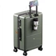 Валіза Reebok Luggage PC Suitcase, багатофункціональна сумка для ручної поклажі, валіза з замком на пароль для подорожей, колір Monet Green, 20 дюймів - зображення 1