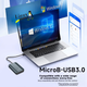 Внешний механический жесткий диск Newsmy 2 ТБ, серия Xinghan Metal, USB 3.0, 2,5 дюйма, элегантный синий цвет, высокая скорость и стабильность, для резервного копирования офисных данных и фотографий + сумка для хранения. - изображение 5