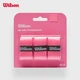 Пов'язка на голову Wilson SLAM Series Sticky Grip Sweatband, 3 шт., неоново-рожевий колір, WR8448801001 - зображення 4