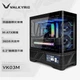 VALKYRIE VK03-M BLACK Чорний ігровий корпус M-ATX з водяним охолодженням 360 мм, 6,2-дюймовий сенсорний екран, вигнуте скло, панорамний огляд 270° - изображение 4