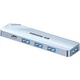 Розширювальна док-станція SAMZHE USB3.0, високошвидкісний 4-портовий розгалужувач-док-станція, багатопортовий адаптер-конвертер для ноутбука, кабель-подовжувач, живлення від Type-C HUB11-3 - зображення 1