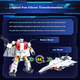 Игрушечная машинка-трансформер для мальчиков, Tianzun Generation, Big Brave Commander Class Flying Taibao Silver Arrow G0752 - изображение 6