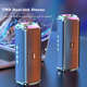 Беспроводная Bluetooth-колонка CLAISON Berlin Voice T16, сабвуфер, портативная настольная компьютерная колонка для дома и улицы, водонепроницаемая, совместима с слотом для карт памяти, сверхдлительное время автономной работы, черная. - изображение 4