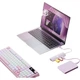 Док-станция HP Type-C, адаптер-конвертер для компьютеров Apple, конвертер интерфейса Type-C в HDMI для док-станции Mac, устройство чтения карт TF/SD, CT203C, розовый. - изображение 1