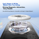 Магнитная подставка Shengwei с двойным кольцом, MagSafe, для iPhone 16/17 и iPad, для трансляций - изображение 4