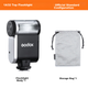 Вспышка Godox IA32, компактная универсальная вспышка Speedlight с интерфейсом "горячий башмак", небольшой портативный кубический вспышка для съемки на открытом воздухе, портретной фотографии и беззеркальных цифровых камер - изображение 6