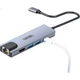 Адаптер UNITEK для розширення док-станції Type-C на порт Ethernet, конвертер мережевого кабелю HDMI із швидкою зарядкою PD, конвертер RJ45 для ноутбуків, телефонів, планшетів Apple, Huawei, адаптер мережевого порту - изображение 3