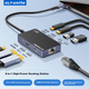 Хаб ULT-unite Type-C - Gigabit Ethernet 8-в-1, три дисплеї, HDMI/DP - зображення 4