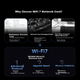 Бездротова мережева карта UGREEN PCIe WiFi 7 для настільного комп'ютера, виділена BE3600, WiFi приймач 5G Bluetooth 5.4, вбудована мережева карта Ax200/ax210, розширена модель MT7925 - изображение 4