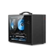 Корпус PowerTrain Unknown Player M1 Black MATX для портативного настольного компьютера, прозрачный, со стеклянными боковыми стенками. - изображение 4