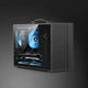 Корпус PowerTrain Unknown Player M1 Black MATX для портативного настольного компьютера, прозрачный, со стеклянными боковыми стенками. - изображение 8